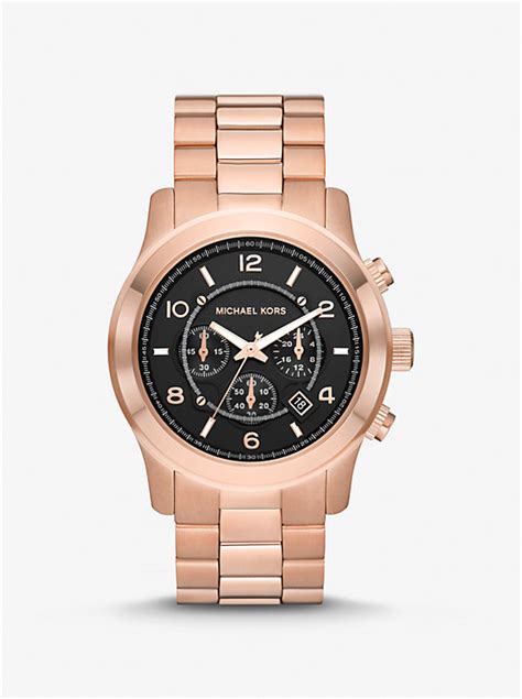 michael kors petite runway rose gold tone watch|Runway Rose Gold.